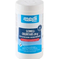 mediPOOL Schnell-Chlor-Tabs 20 g, 1 kg