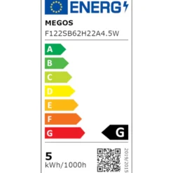 MEGOS LED-Filament-Lampe 4,5 Watt mit E27 Sockel