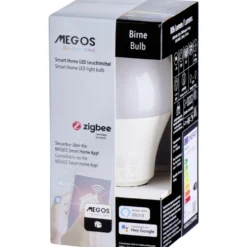 MEGOS LED-Lampe 9 Watt in Birnenform