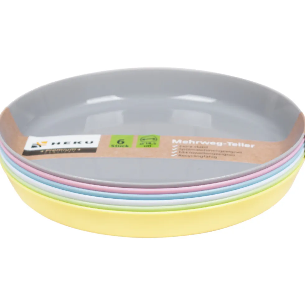 Mehrweg-Teller 6 Stück je Ø 18,5 cm