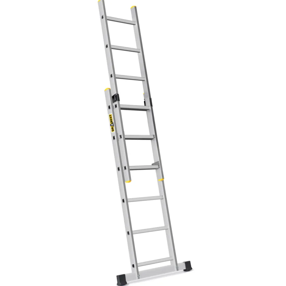 Mehrzweckleiter 3in1 aus Aluminium mit 2x6 Sprossen