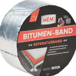 MEM Bitumen-Band Alufarben 7,5cm x 10m