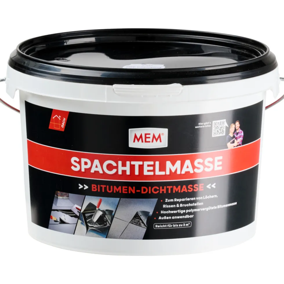 MEM-Bitumen-Spachtelmasse 4 kg
