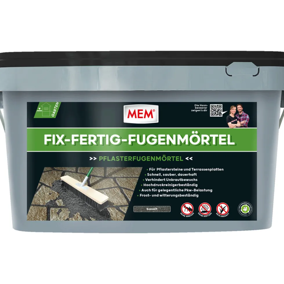 MEM Fix-Fertig-Fugenmörtel 25 kg, basalt