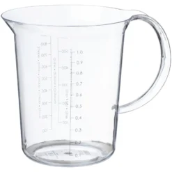 Messbecher Palermo 1 Liter, Kunststoff, Transparent