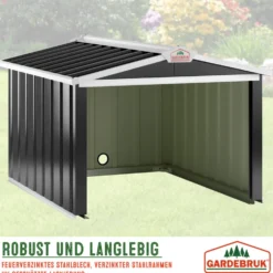 Mähroboter-Garage 86 x 100 x 63 cm anthrazit