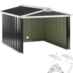 Mähroboter-Garage 86 x 100 x 63 cm anthrazit