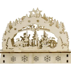 Mini-LED-Schwibbogen aus Holz, Designauswahl