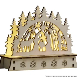 Mini-LED-Schwibbogen aus Holz, Designauswahl