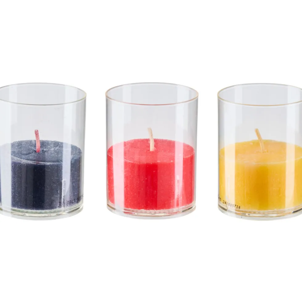 Mini Windlicht-Kerze "Germany" 3er-Pack
