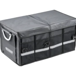 monzana® Kofferraumtasche schwarz 60 x 35 x 30 cm, isoliert