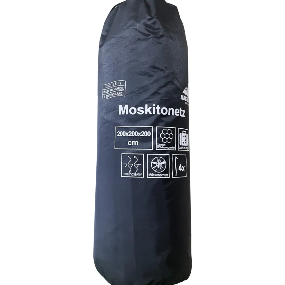 Moskitonetz quadratisch 200 x 200 x 200 cm