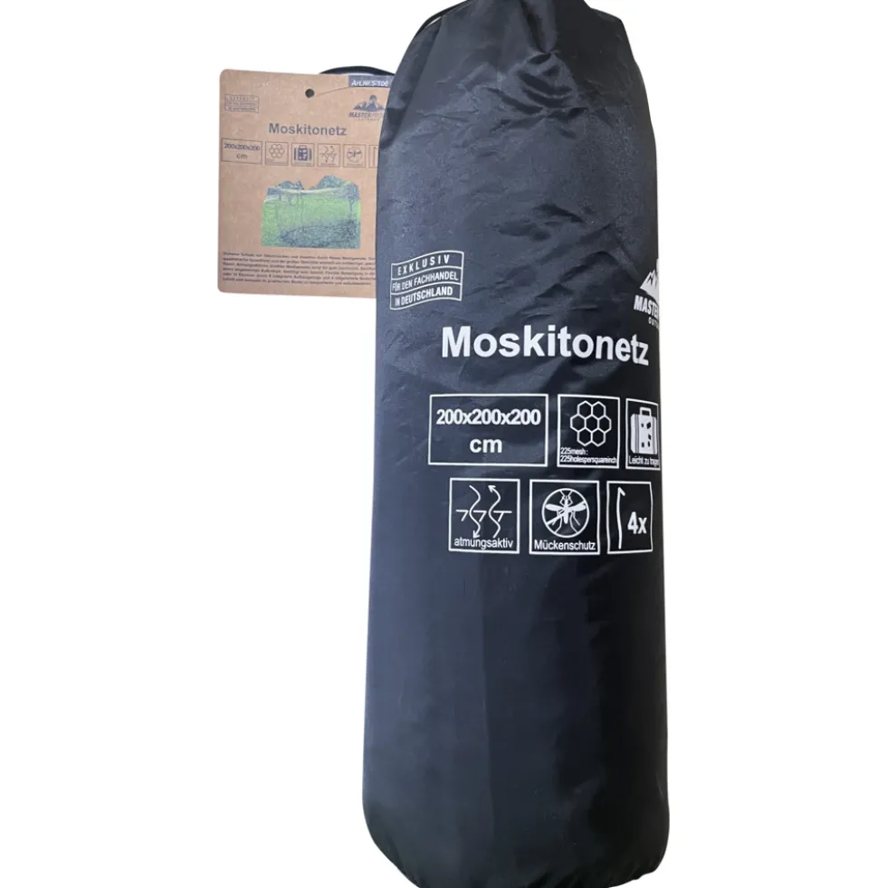 Moskitonetz quadratisch 200 x 200 x 200 cm