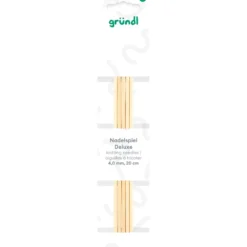 Nadelspiel Deluxe Bambus 4,00 mm 20 cm