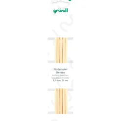Nadelspiel Deluxe Bambus 5,00 mm 20 cm