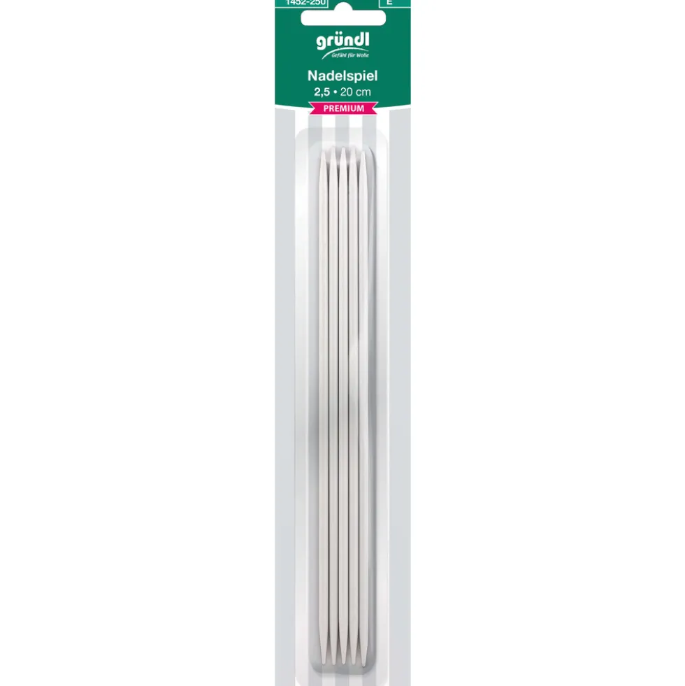 Nadelspiel Premium 2,5 mm 20 cm