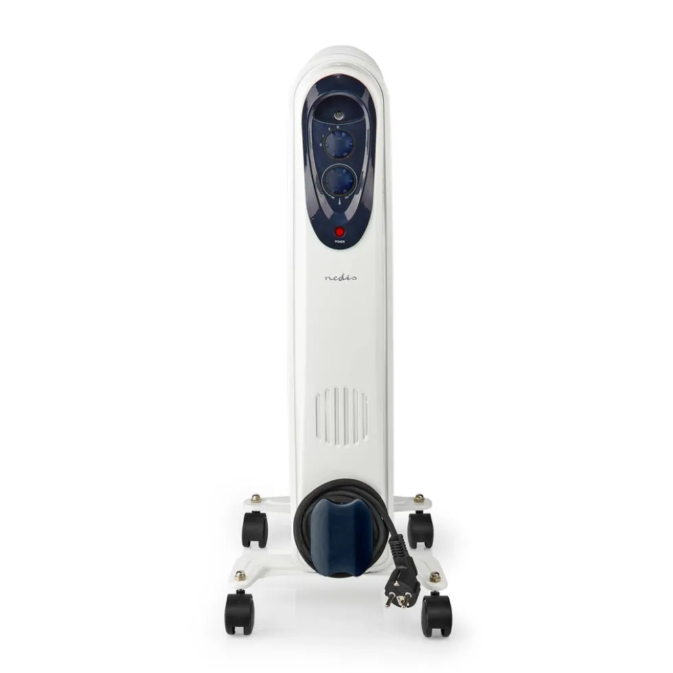 nedis mobiler Öl-Radiator mit 3 Leistungsstufen 600-1500 W