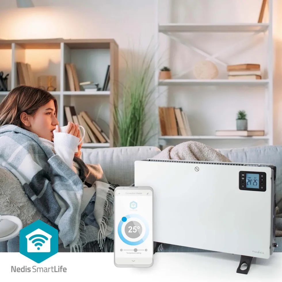 nedis SmartLife Konvektionsheizgerät WLAN 3 Heizstufen