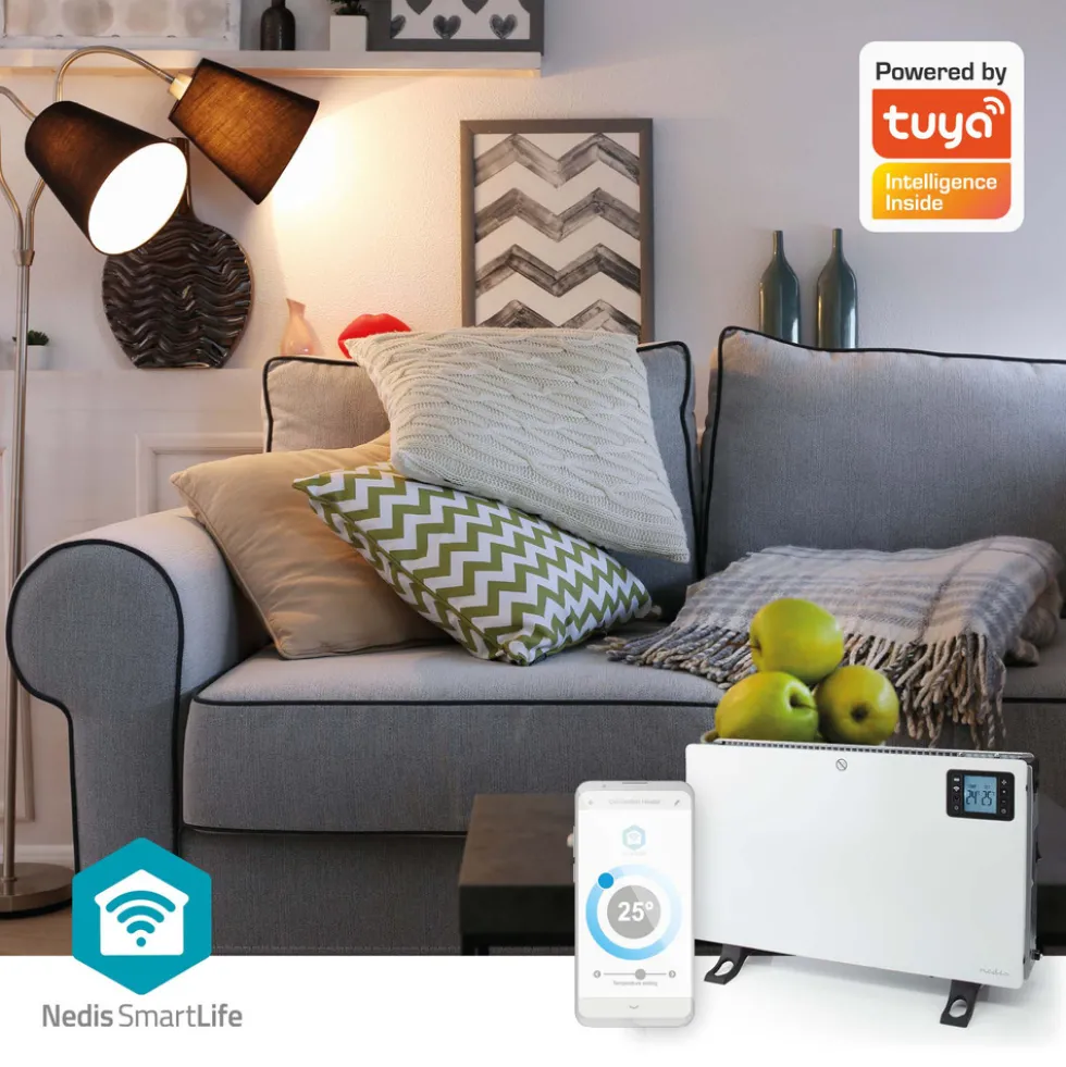 nedis SmartLife Konvektionsheizgerät WLAN 3 Heizstufen