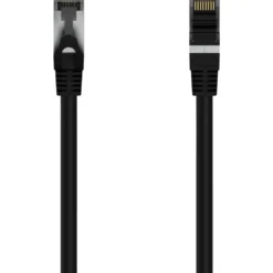 Netzwerkkabel CAT-8 40 Gbit 1,5m, schwarz