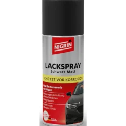 Nigrin Lackspray schwarz, matt, 400 ml