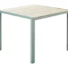 Nonwood Gartentisch 90 x 90 cm hellgrau