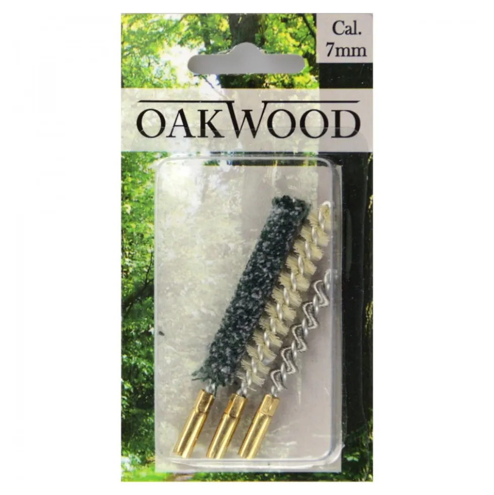Oakwood Waffenreinigungsset Kaliber 7 mm 3-teilig