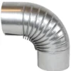 Ofenrohr Bogenknie 90° Ø120mm Stahlblech feueraluminiert