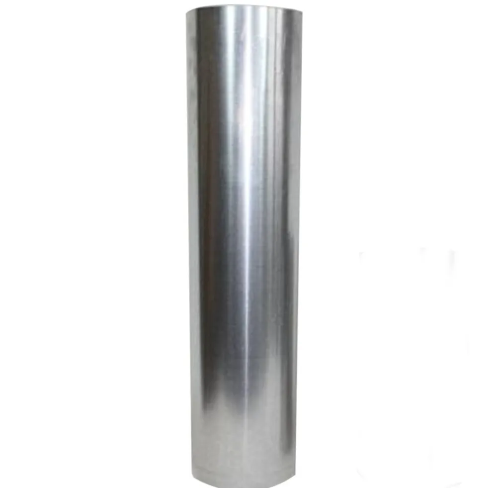 Ofenrohr gerade Ø120x1000mm Stahlblech feueraluminiert