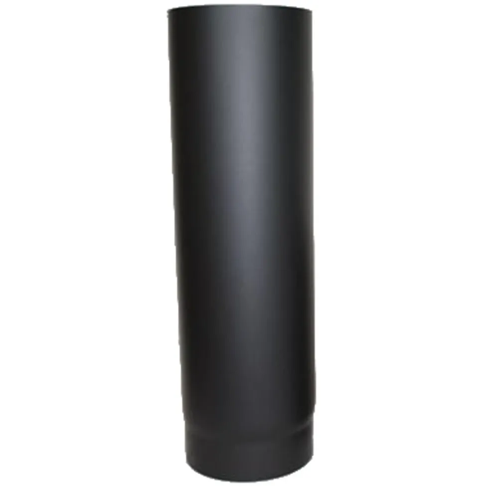 Ofenrohr gerade Ø 150x250 mm Stahlblech schwarz
