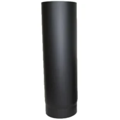 Ofenrohr gerade Ø 150x750 mm Stahlblech schwarz