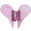 Orchideen-Clip in transparent pink