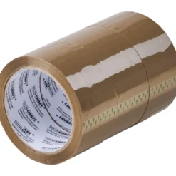 Packband 3 Stück im Set zu je 48 mm x 66 m, braun