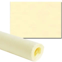 Papiertischdecke mit Damastprägung 8 x 1 m creme