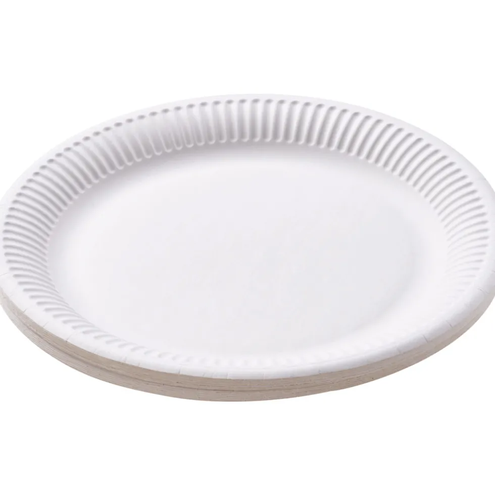 Pappteller weiß, Ø 23 cm, 20 Stück