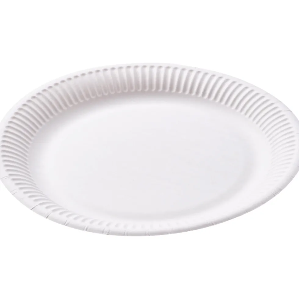 Pappteller weiß, Ø 23 cm, 20 Stück