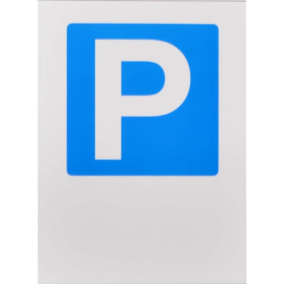 Parkplatzschild 194 x 260 mm, selbstklebend