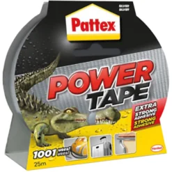 Pattex Klebeband Power Tape 50 mm x 25 m silber