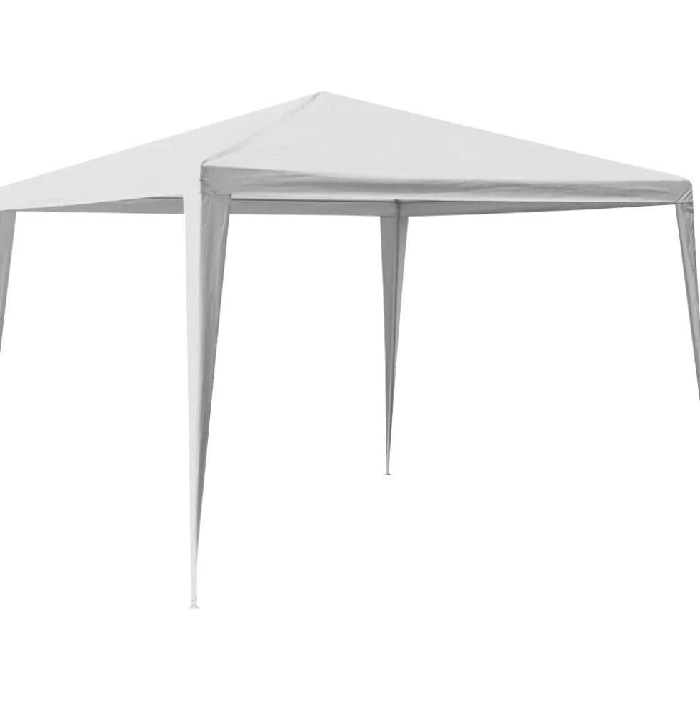 Pavillon 3x3m weiß aus PE-Gewebe