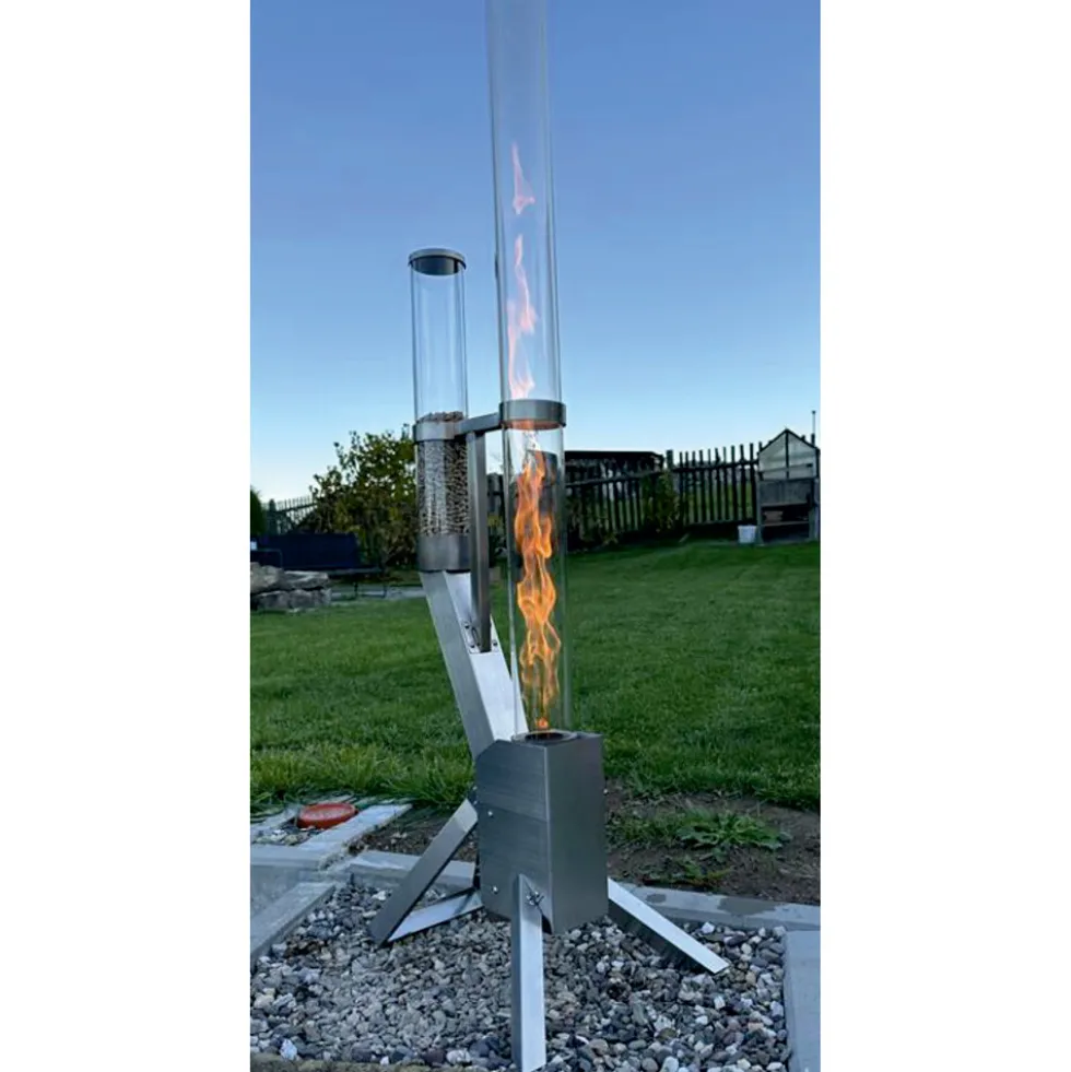 Pellets-Feuerrohr Premium 129,5 cm