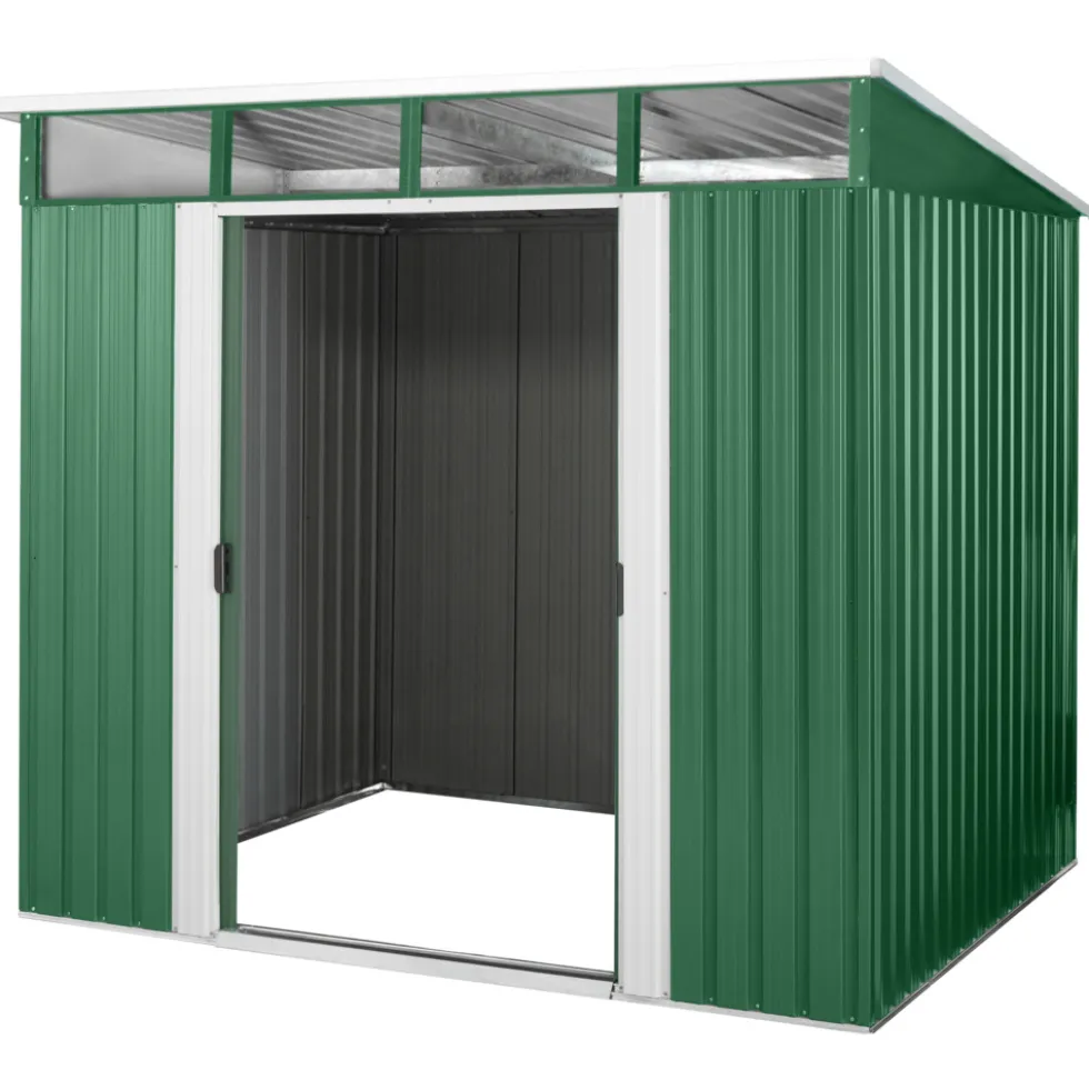 PERGART® Gerätehaus "Lübeck 89", 239 x 278 cm, Höhe 202 cm, tanne / weiß