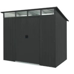 PERGART® Gerätehaus "Lübeck 86" 239 x 194 x 202 cm, anthrazit matt