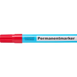 Permanent Marker 3300 rot, eckige Spitze