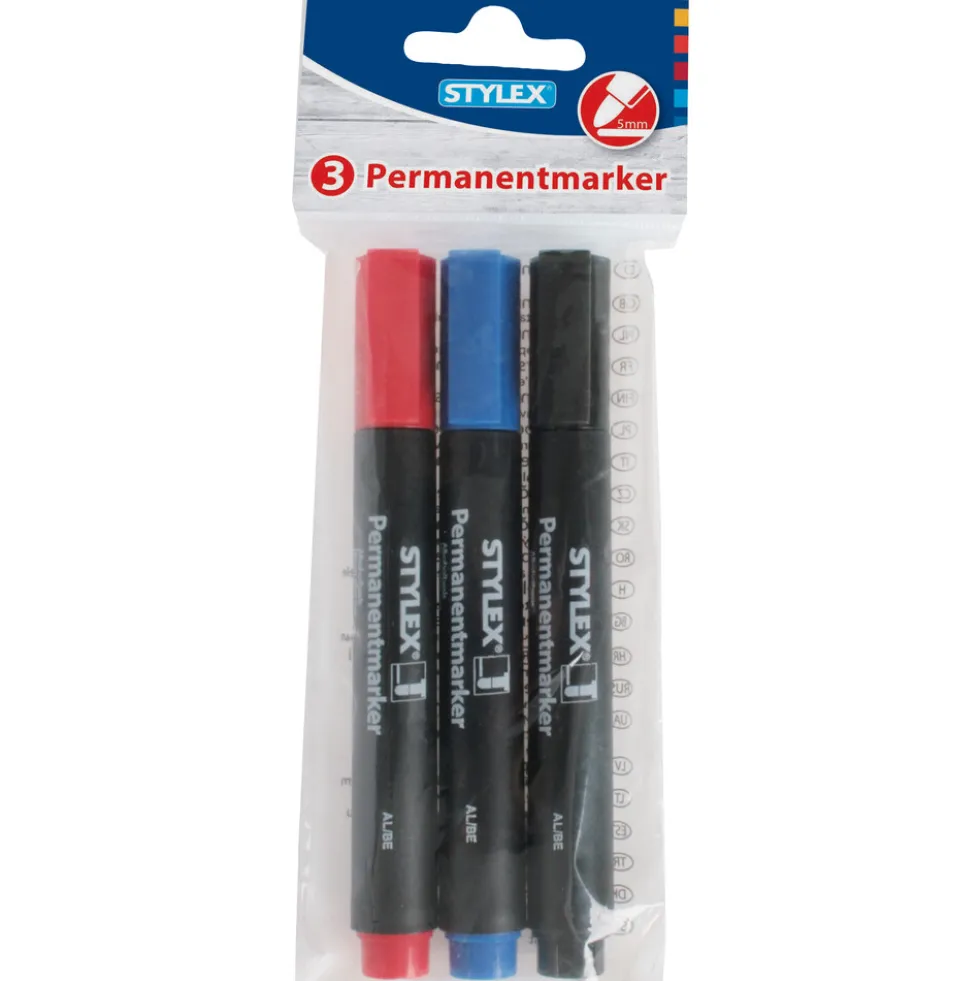 Permanentmarker Set 3-teilig