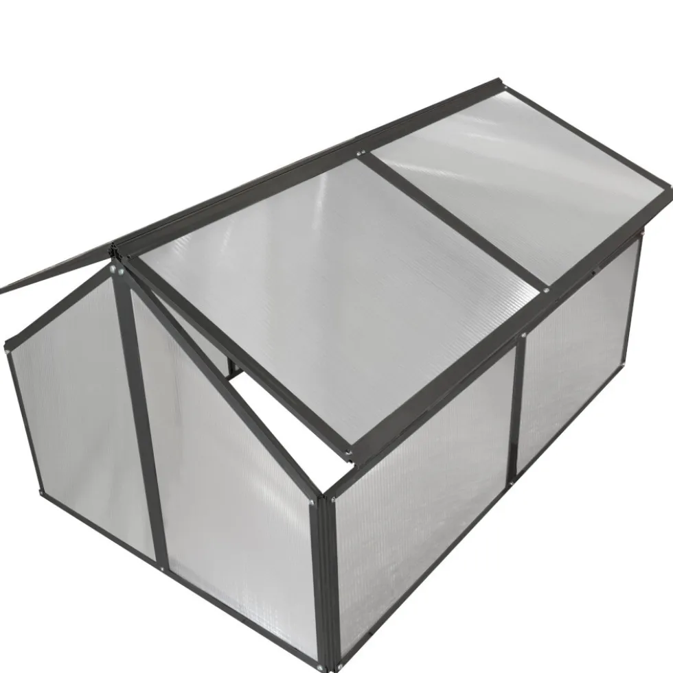 Pflanzen-Gewächshaus für Euro-Paletten 120 x 80 x 67 cm