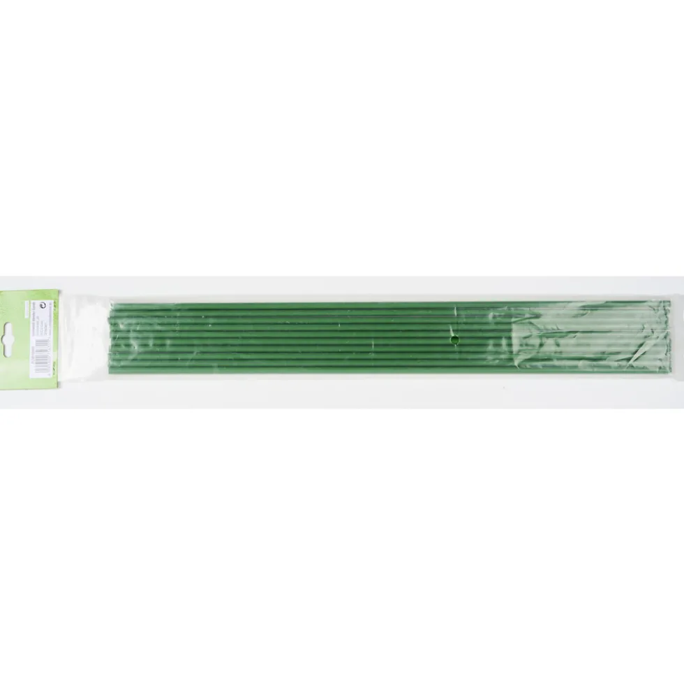 Pflanzstab Kunststoff 10 Stück Grün Ø 5 mm x 500 mm
