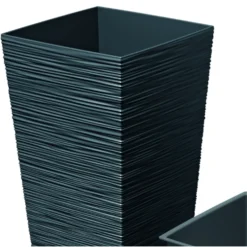 Pflanztopf Furu Square 265x265x500mm anthrazit