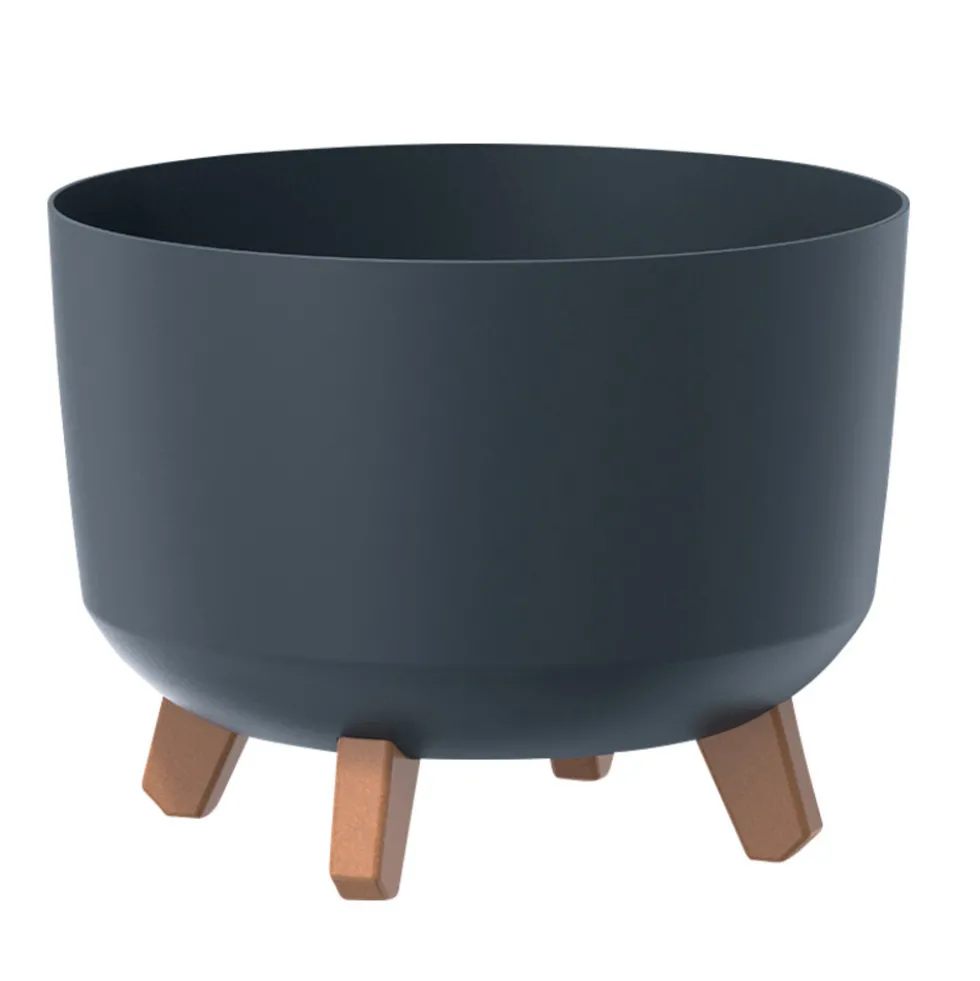 Pflanztopf Gracia Low Ø 300mm Anthrazit