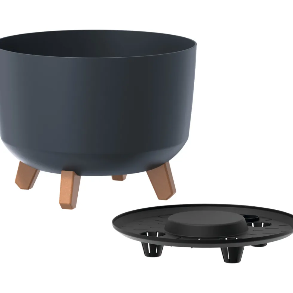 Pflanztopf Gracia Low Ø 300mm Anthrazit