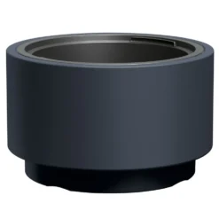 Pflanztopf Heos Ø400mm mit Rand anthrazit